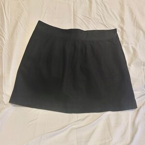 J. Crew Women's Black Wool Mini Skirt 12 Classic Closet Staple